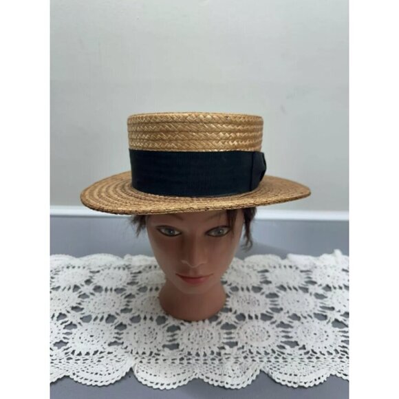 Pedigree Hats Women\'s Straw Beach Sun Hat 7 3/8 Stylish Summer Vintage Cap main image 8